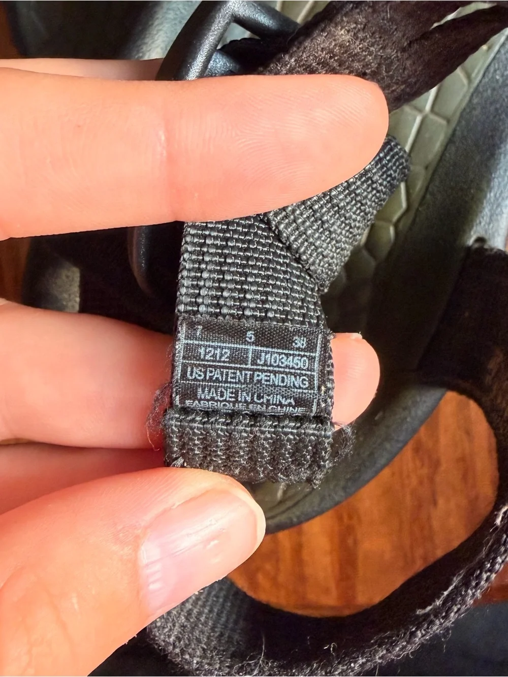 Chaco Women's Black Strap Sandals Size 7